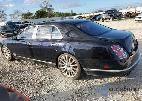 2020 Bentley Mulsanne Speed z USA, uszkodzony, nr VIN SCBBS7ZH0LC004737